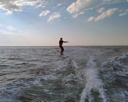 cours surf foil simulateur bateau