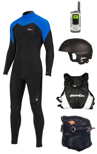 material-todo-escuela-kitesurf-kiteland-landes material proteccion