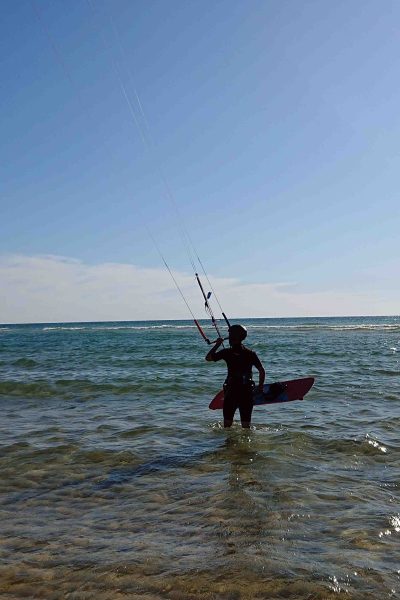 cours kitesurf avant le waterstart